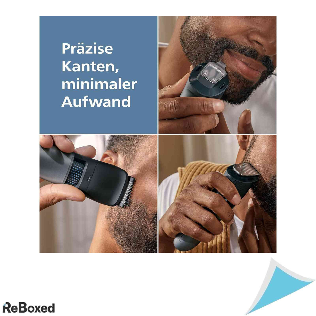 Aparat de Tuns Barba Philips Seria 7000 BT7660 15 Lame Auto-Ascutitoare Tehnologie BeardSense Colector Hair Collector 40 Trepte Lungime Incarcator Husã