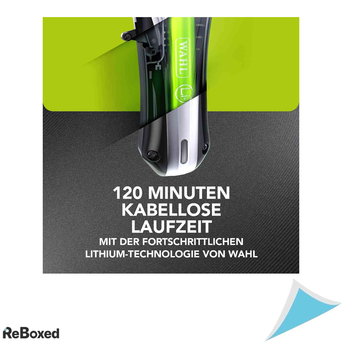 Aparat de Tuns Fara Fir Wahl Rapid Clip Taper Arm Lame Inox Autoincutitoare Autonomie 120 Min