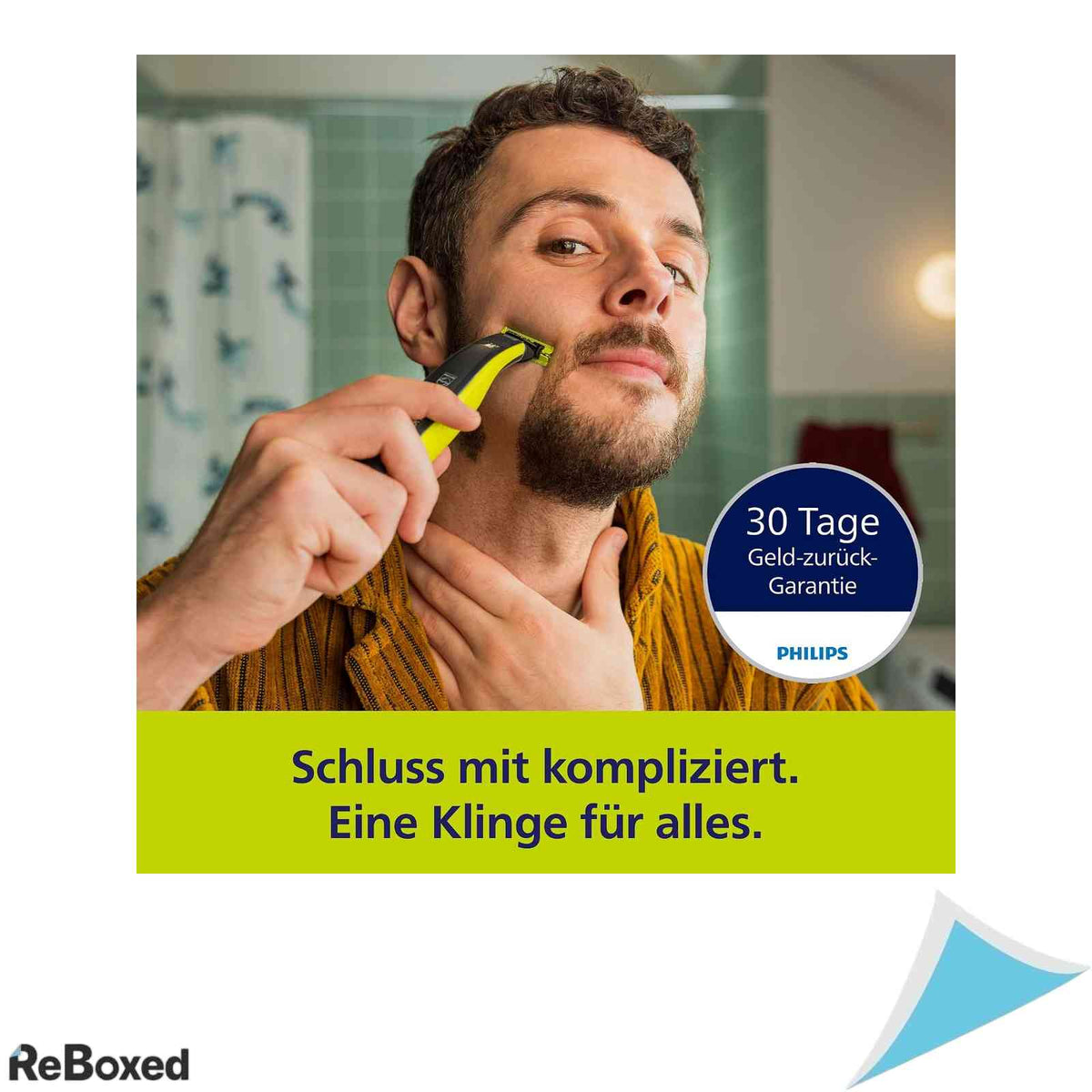 Aparat de Tuns si Ras Philips OneBlade 360 Face QP2734/30 cu 2 Klingen 360 si Pieptene Reglabil 5 in 1 Incarcare USB