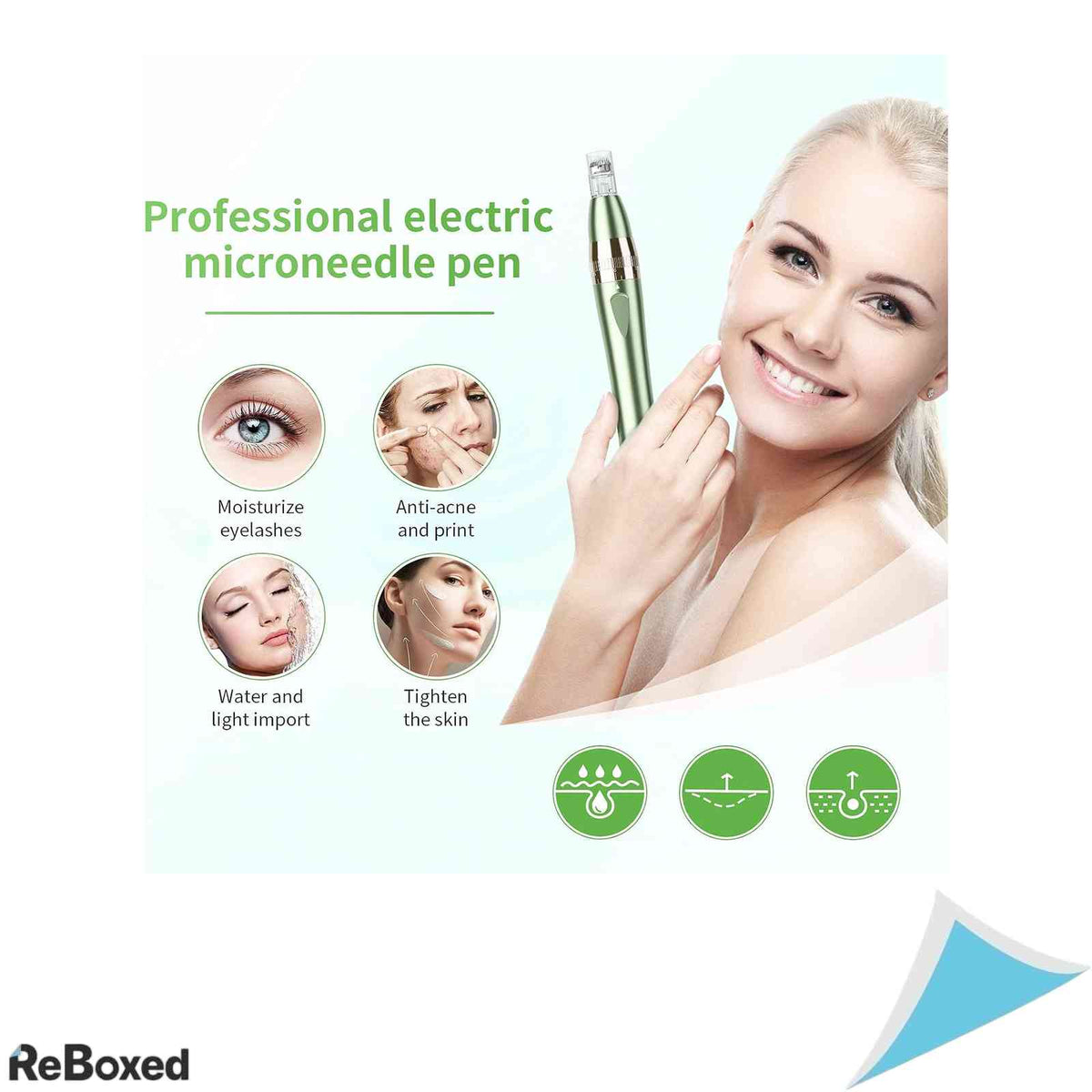 Pen Electric Microneedling Beautlinks Dermapen 0-2.5mm - Aparat Rejuvenare Faciala cu Ecran LCD