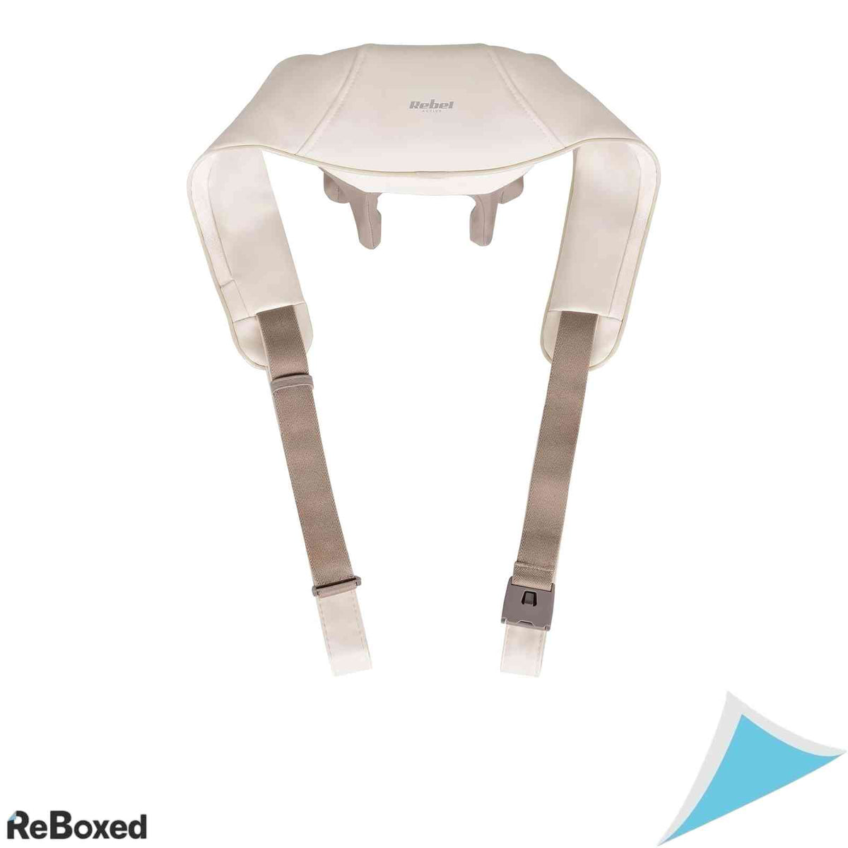 Aparat de Masaj Shiatsu Fara Fir pentru Gat Umeri si Spate Rebel Electro RBA-6005 Functie de Incalzire 2 Moduri 2 Viteze Husa Detasabila Negru
