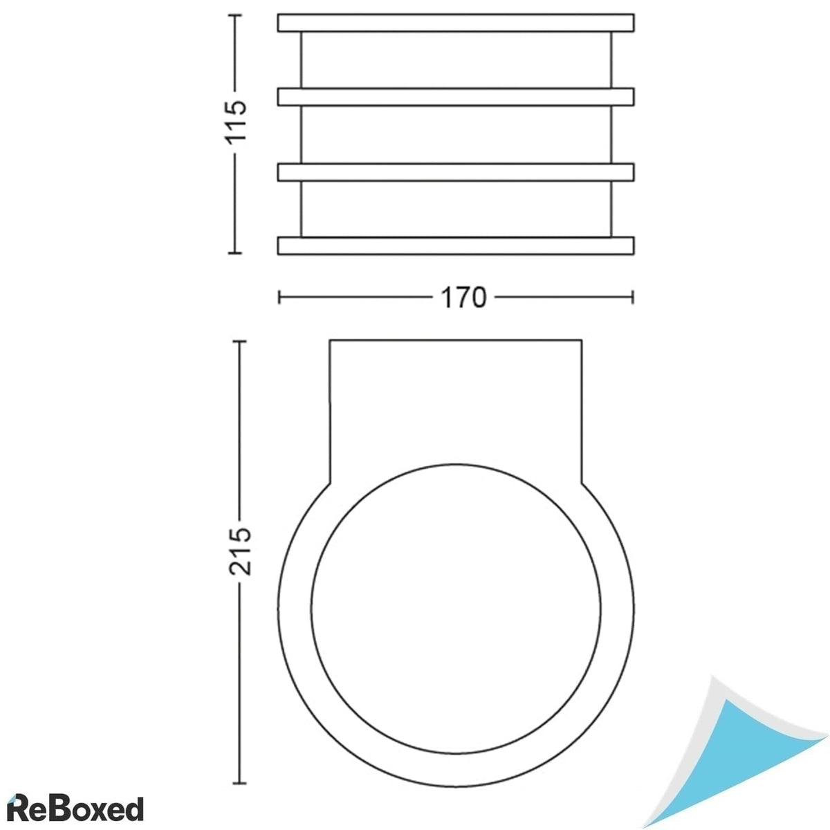 Aplica LED smart pentru exterior Philips Hue Lucca