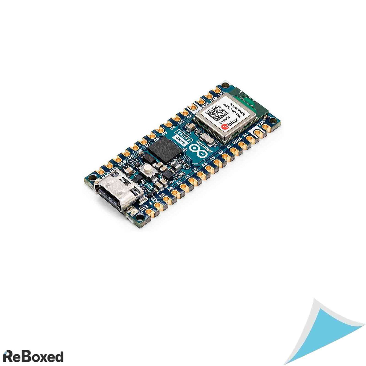 Arduino Nano ESP32 fara pini [ABX00092], ESP32-S3, USB-C, Wi-Fi, Bluetooth 5.0, suport HID, compatibila MicroPython