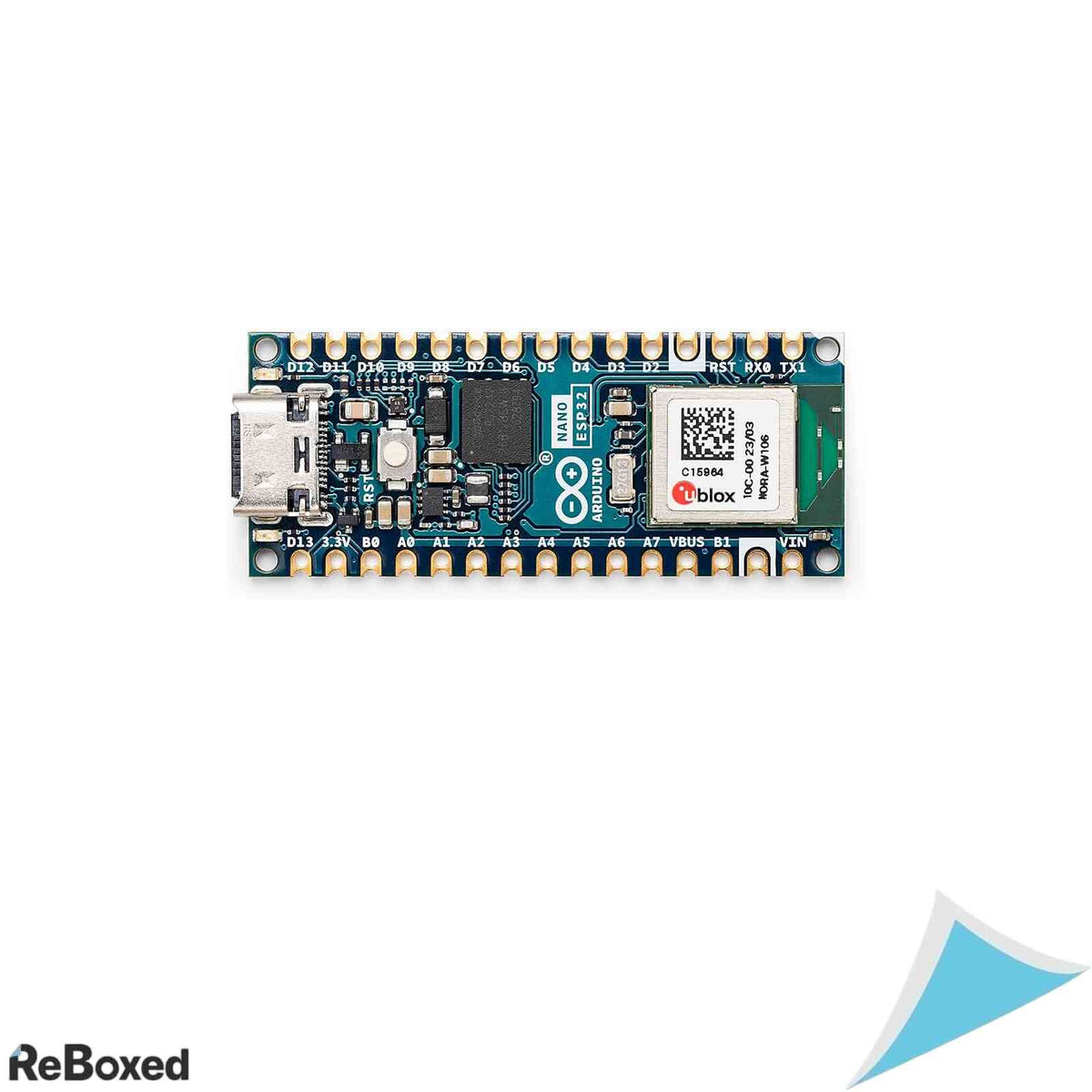 Arduino Nano ESP32 fara pini [ABX00092], ESP32-S3, USB-C, Wi-Fi, Bluetooth 5.0, suport HID, compatibila MicroPython