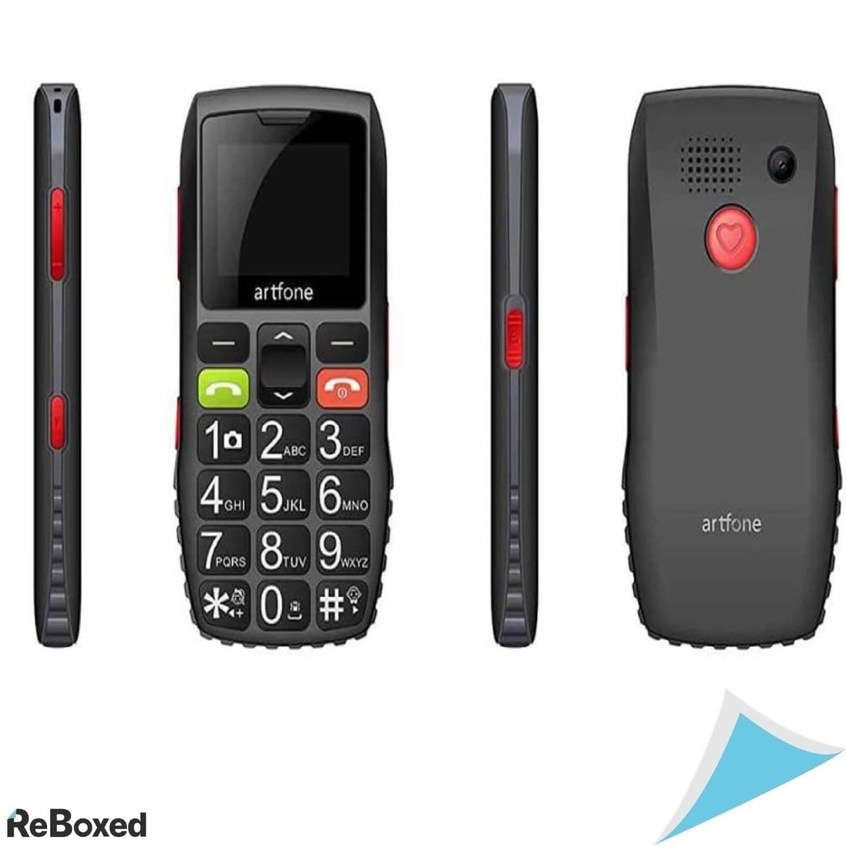 artfone C1 Telefon Mobil cu Butoane Mari Dual-SIM FM SOS
