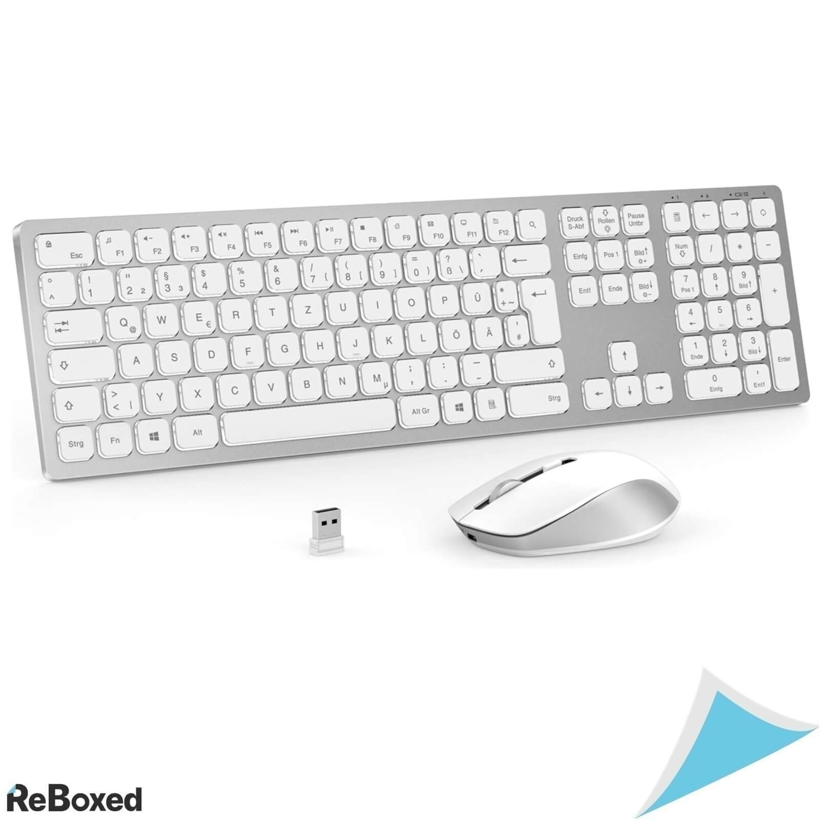 Ashu Set Mouse si Tastatura Wireless 2.4G QWERTZ 1600mAh