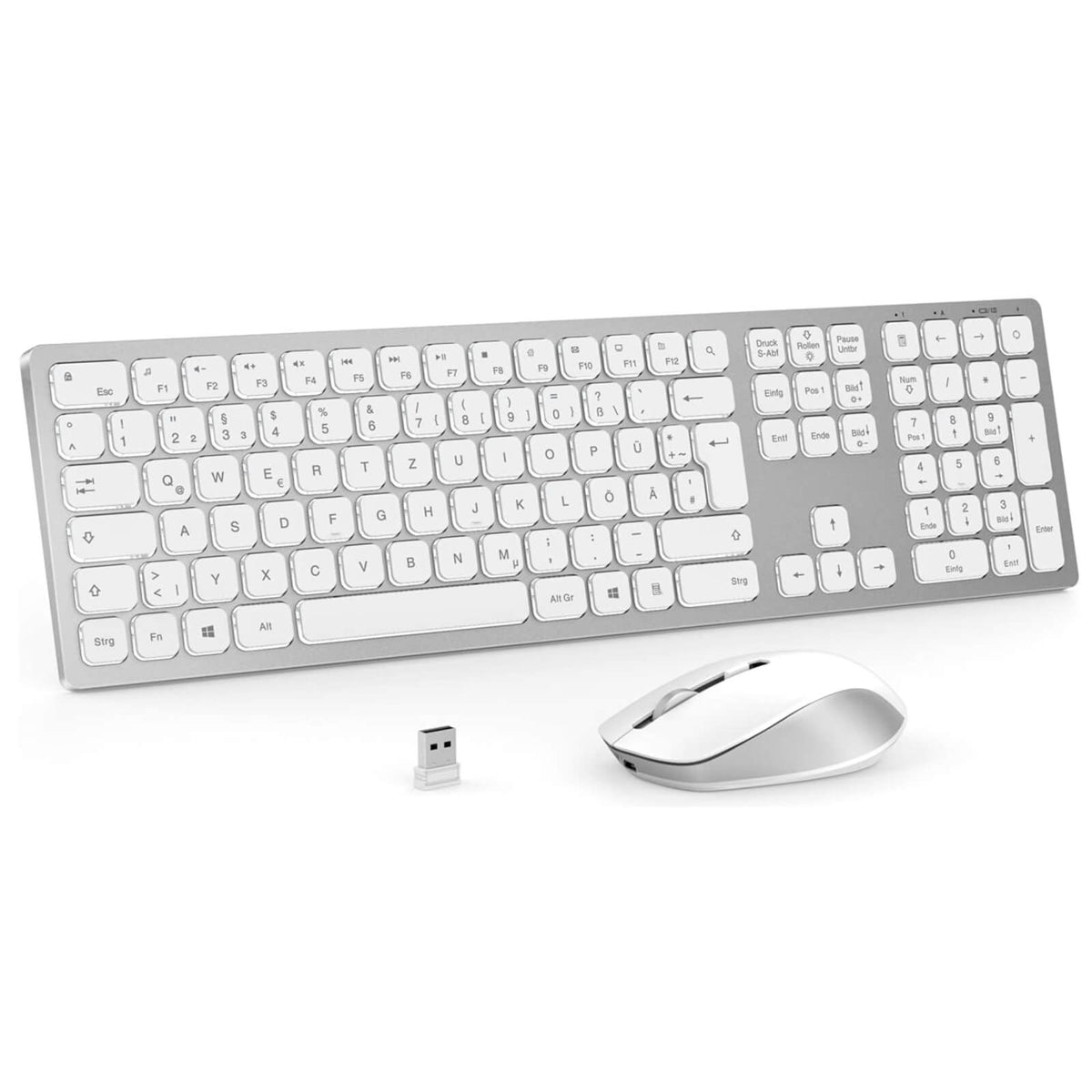 Ashu Set Mouse si Tastatura Wireless 2.4G QWERTZ 1600mAh