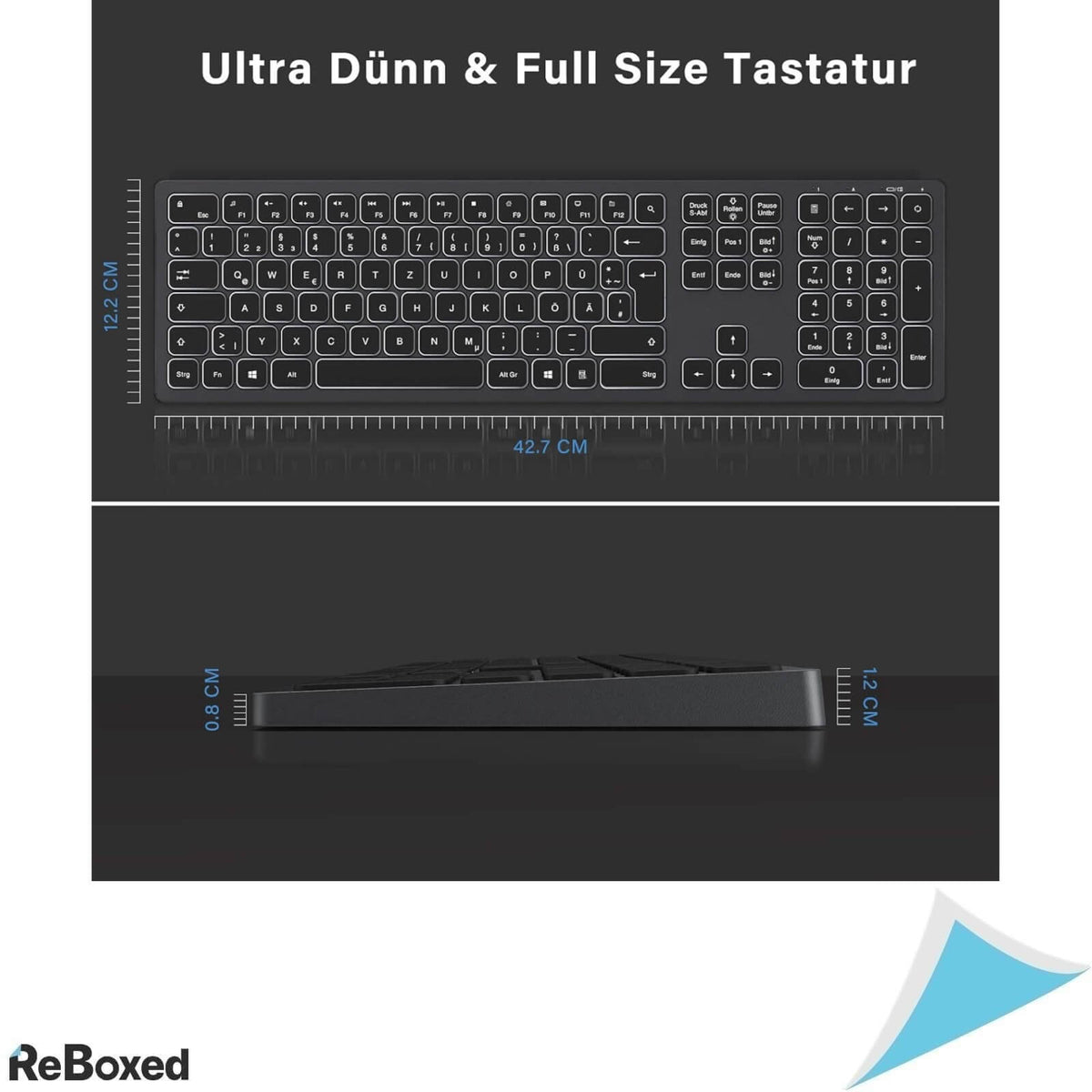 Ashu Set Mouse si Tastatura Wireless 2.4G QWERTZ German