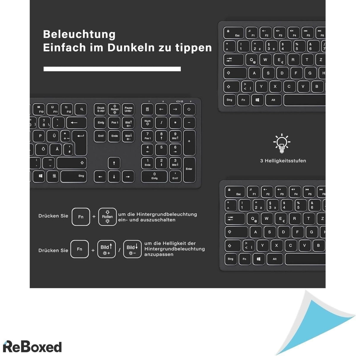 Ashu Set Mouse si Tastatura Wireless 2.4G QWERTZ German