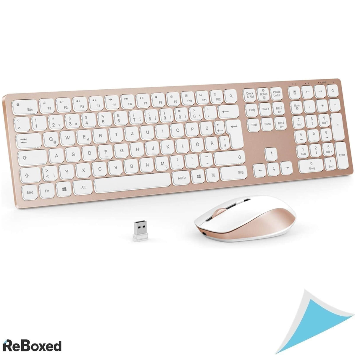 Ashu Set Mouse si Tastatura Wireless 2.4G QWERTZ