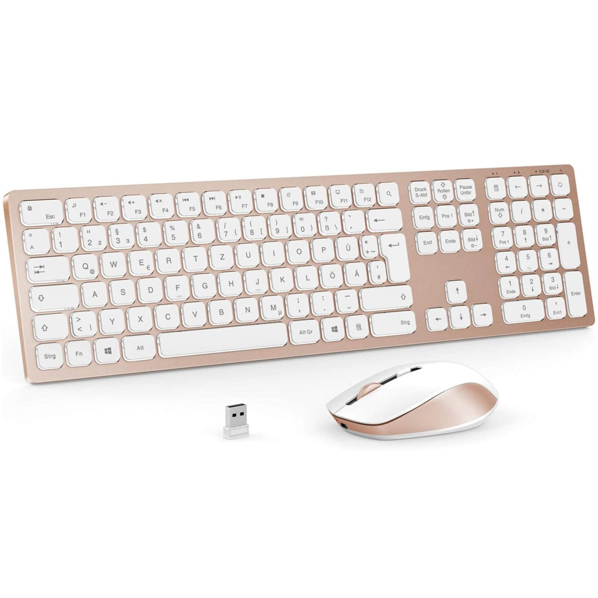 Ashu Set Mouse si Tastatura Wireless 2.4G QWERTZ