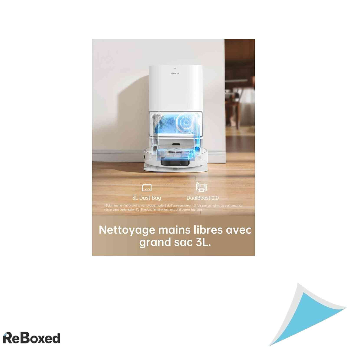 Dreame L10 Ultra Aspirator robot cu statie automata golire si spalare mop, 5300 Pa, LiDAR