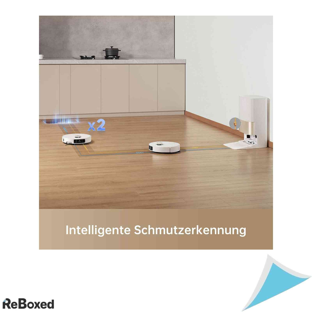Dreame X40 Ultra Complete Aspirator robot cu mop spalare 70°C si aspirare 12000 Pa alb