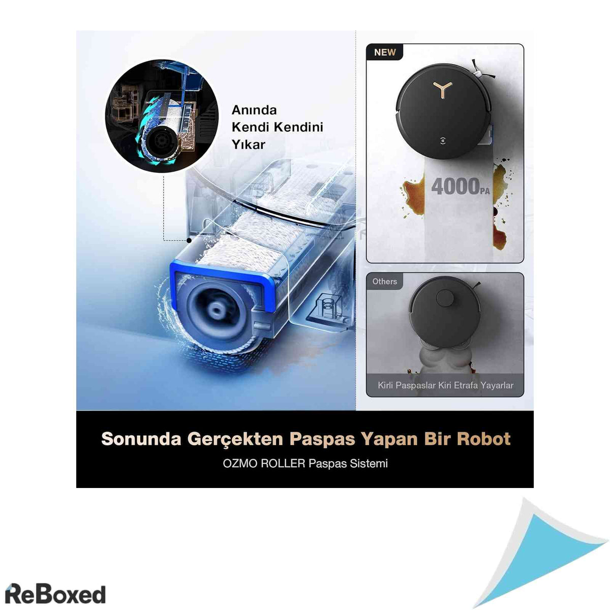 Aspirator robot ECOVACS Deebot X8 Pro Omni, Negru