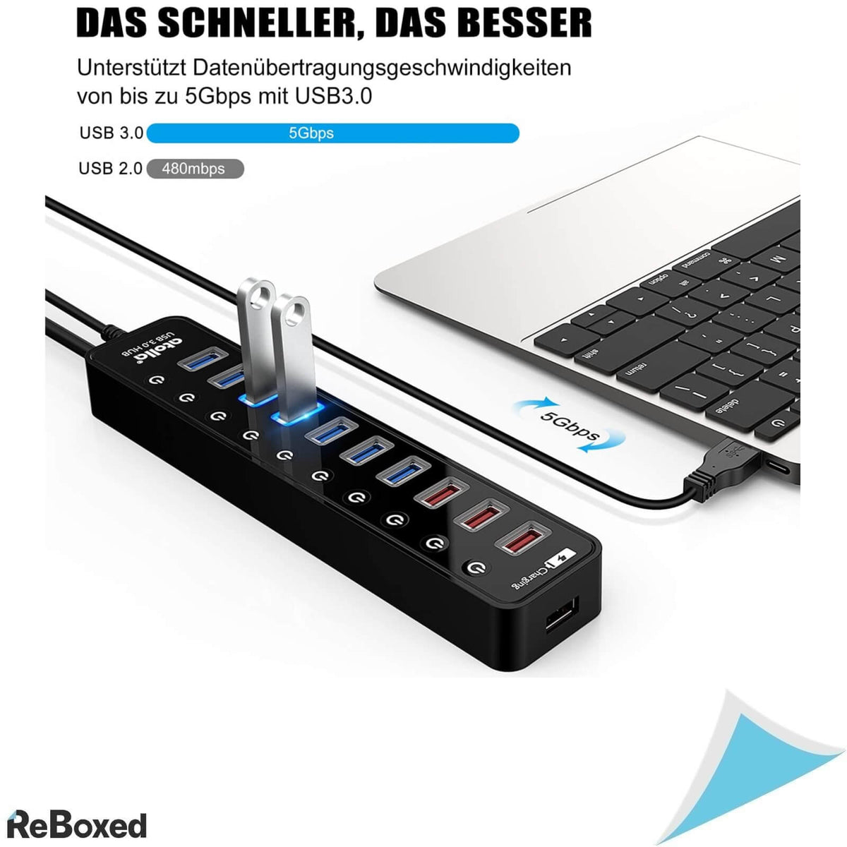 Atolla Hub USB 3.0 11 Porturi 48W 12V 4A