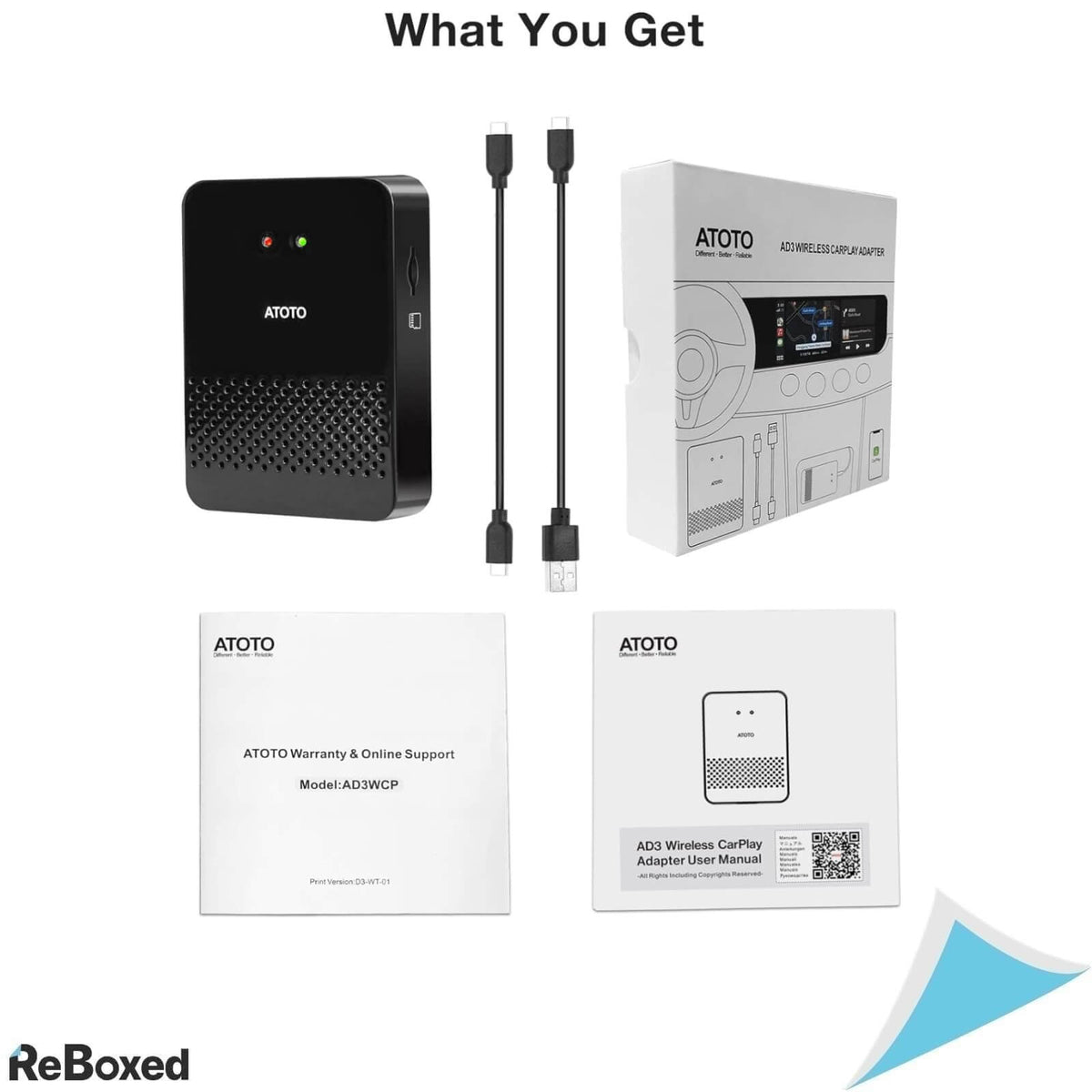 Atoto Adaptor Wireless Carplay AD3WCP-B