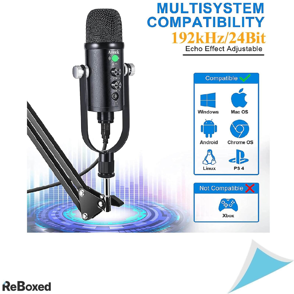 Aveek BM-86 Microfon USB Condensator Profesional