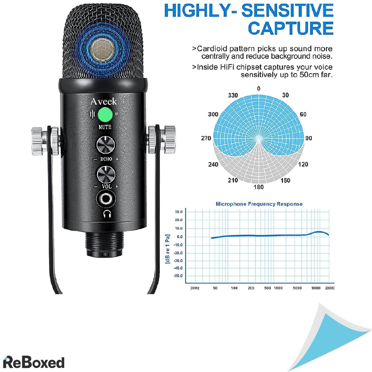 Aveek BM-86 Microfon USB Condensator Profesional