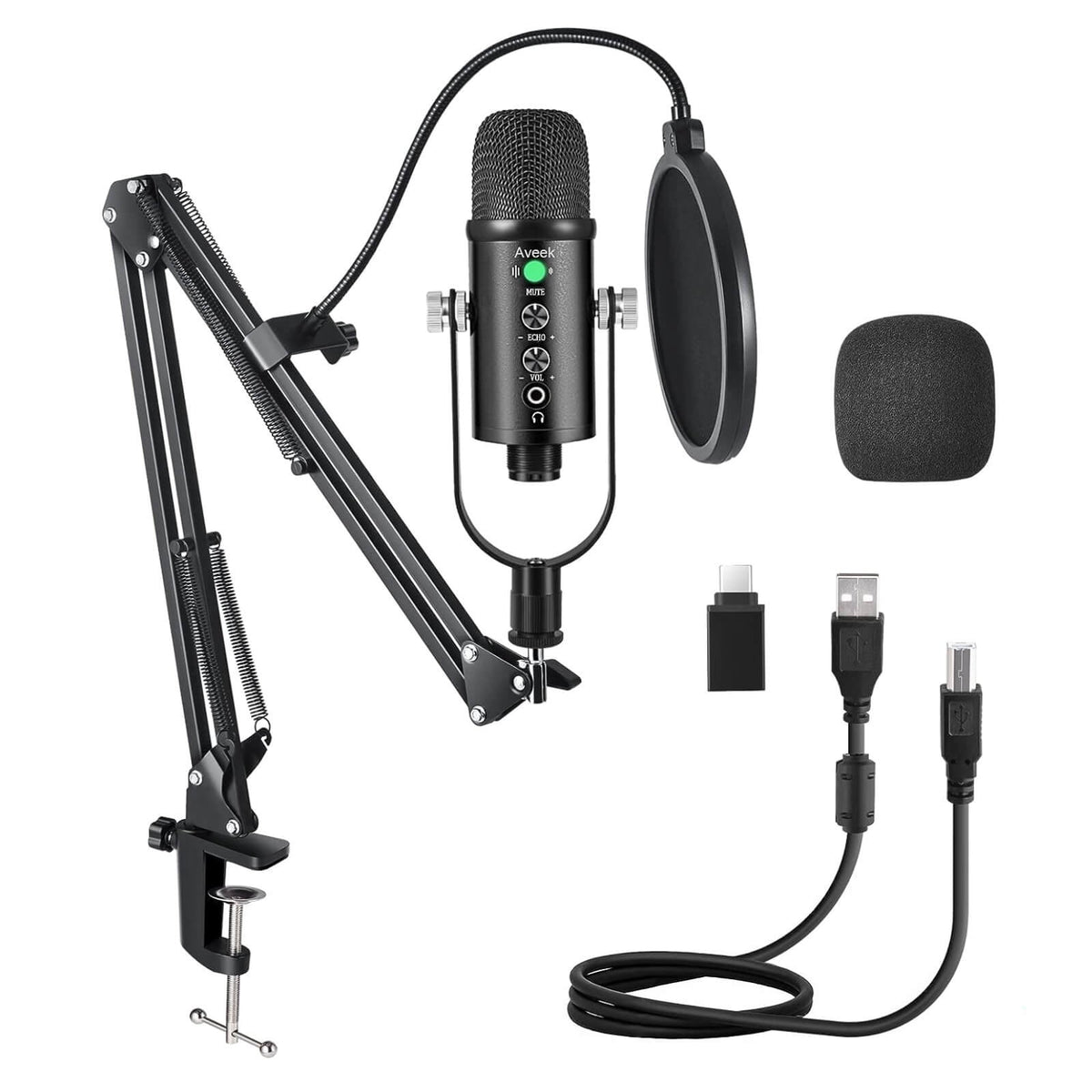 Aveek BM-86 Microfon USB Condensator Profesional