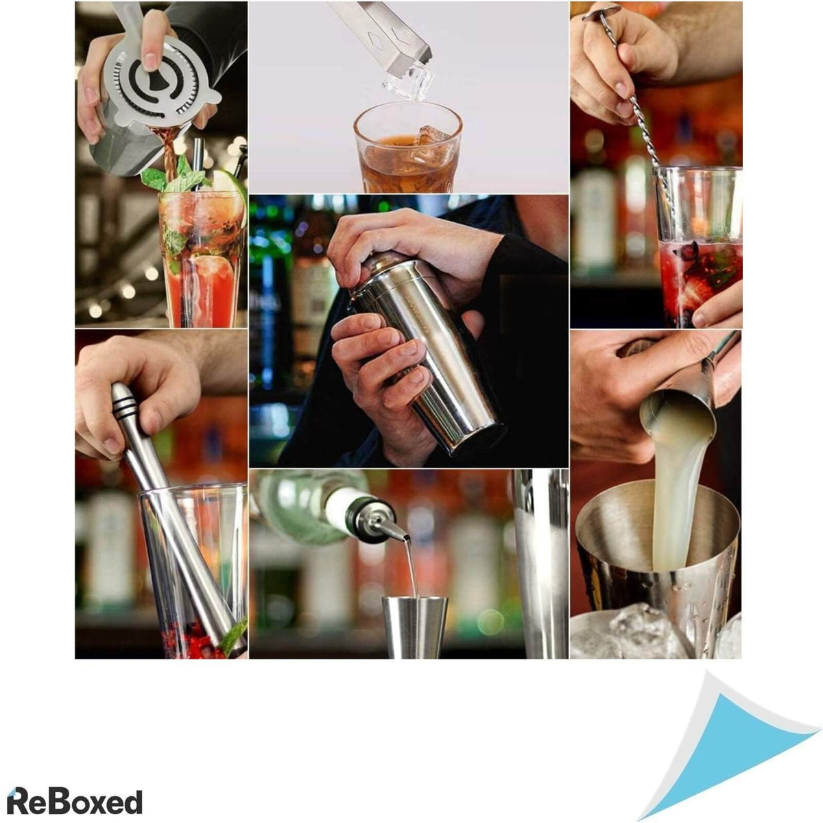 Ayaoqiang Set de Preparare Cocktail 750ml 9 Piese