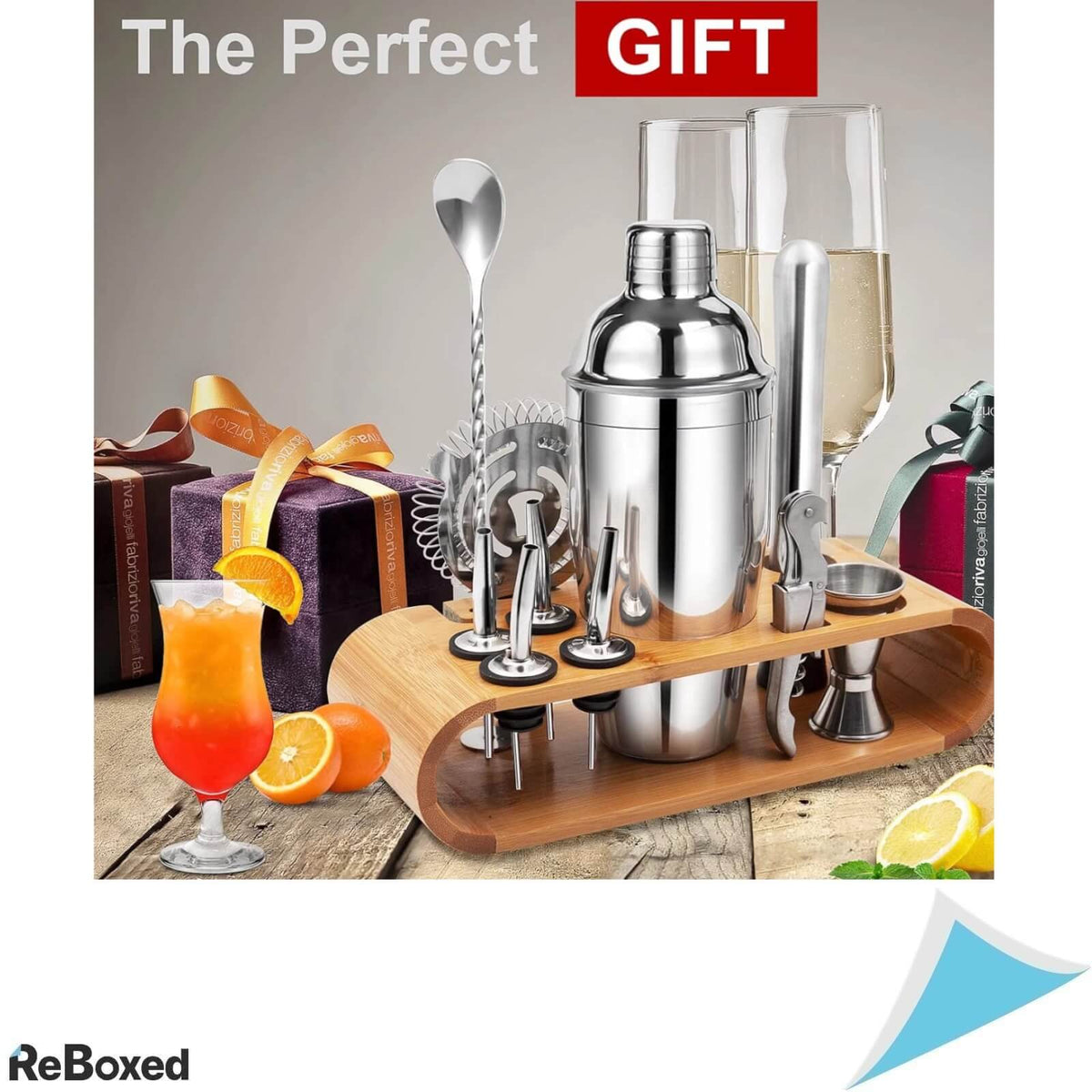 Ayaoqiang Set de Preparare Cocktail 750ml 9 Piese