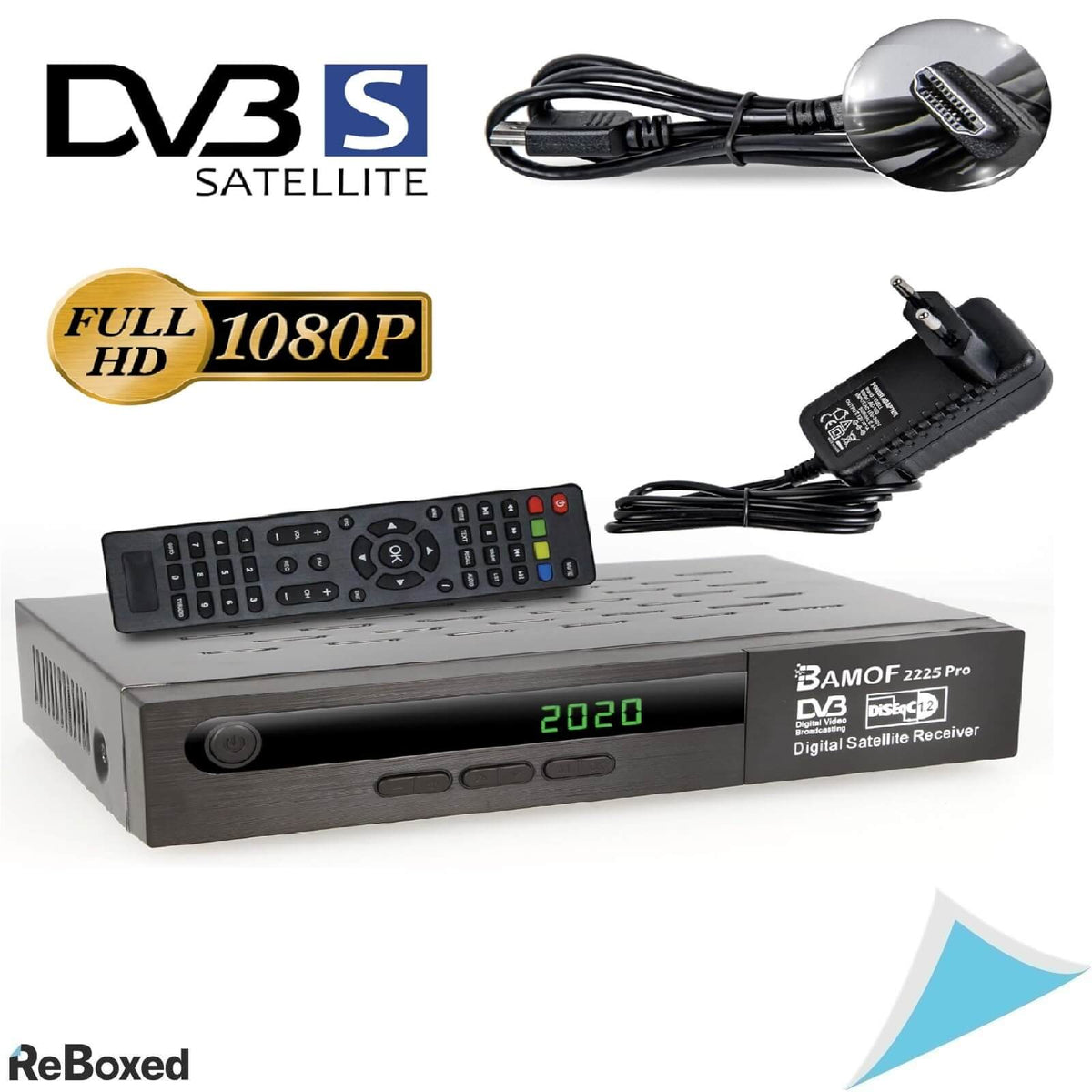 Bamof 225 Pro Receptor Digital Satelit HDMI Full HD 1080P