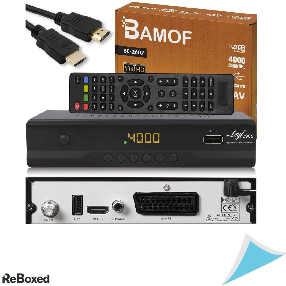 Bamof BE-2607 Receptor satelit digital FullHD 1080P USB HDMI