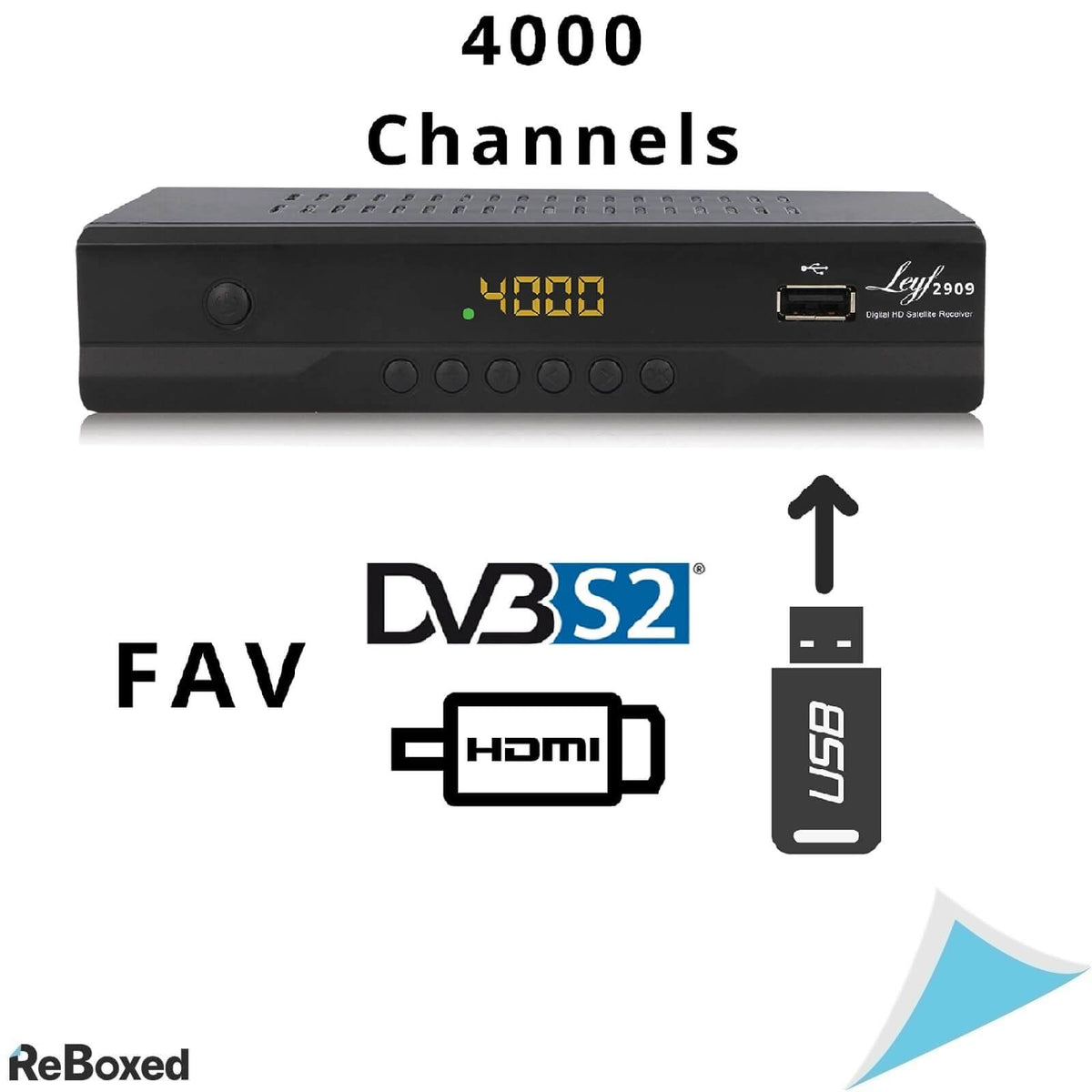 Bamof BE-2607 Receptor satelit digital FullHD 1080P USB HDMI