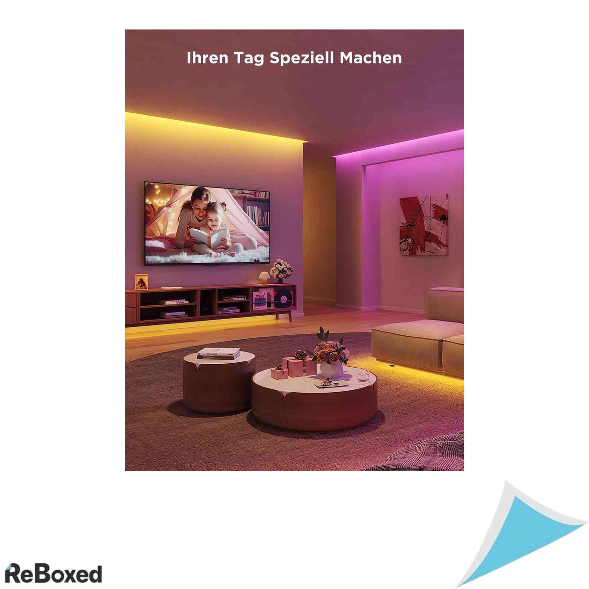 Banda LED RGB Govee 30 m, Control prin Aplicatie Bluetooth