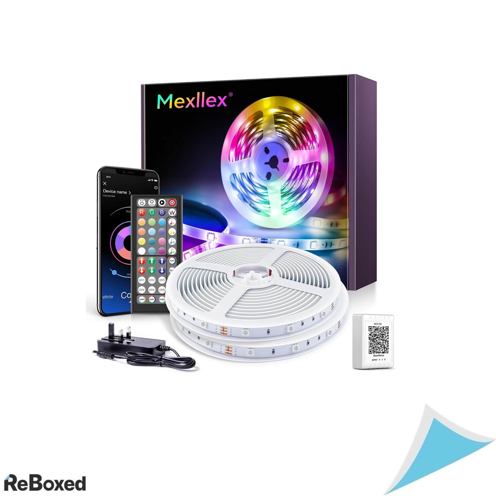 Banda LED Smart Mexllex RGB 20 m, Bluetooth
