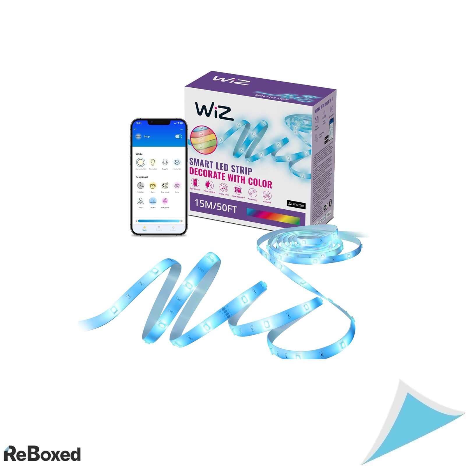 Banda LED Smart WiZ RGB 15 m, Wi-Fi, Matter