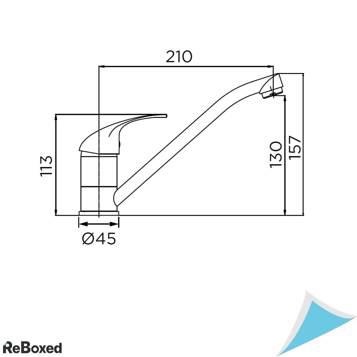 Baterie bucatarie Idro Bric J46040, montare pe blat, finisaj ceramic Terra di Francia, stil French