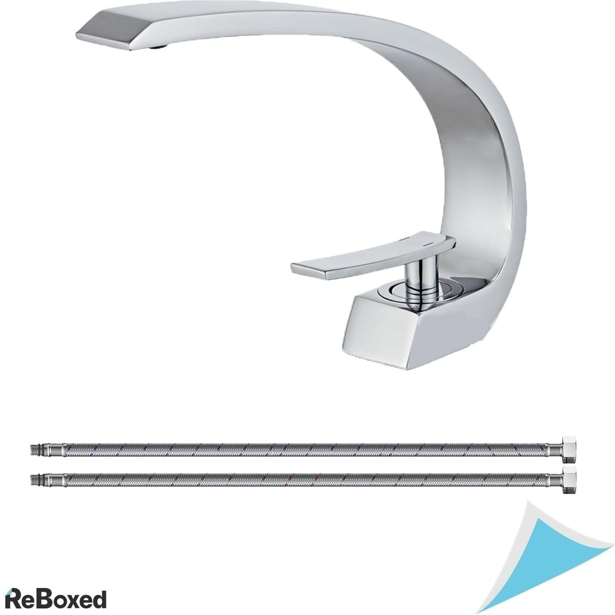 Baterie Lavoar Wovier Chrome – Design Elegant cu Jet Tip Cascada