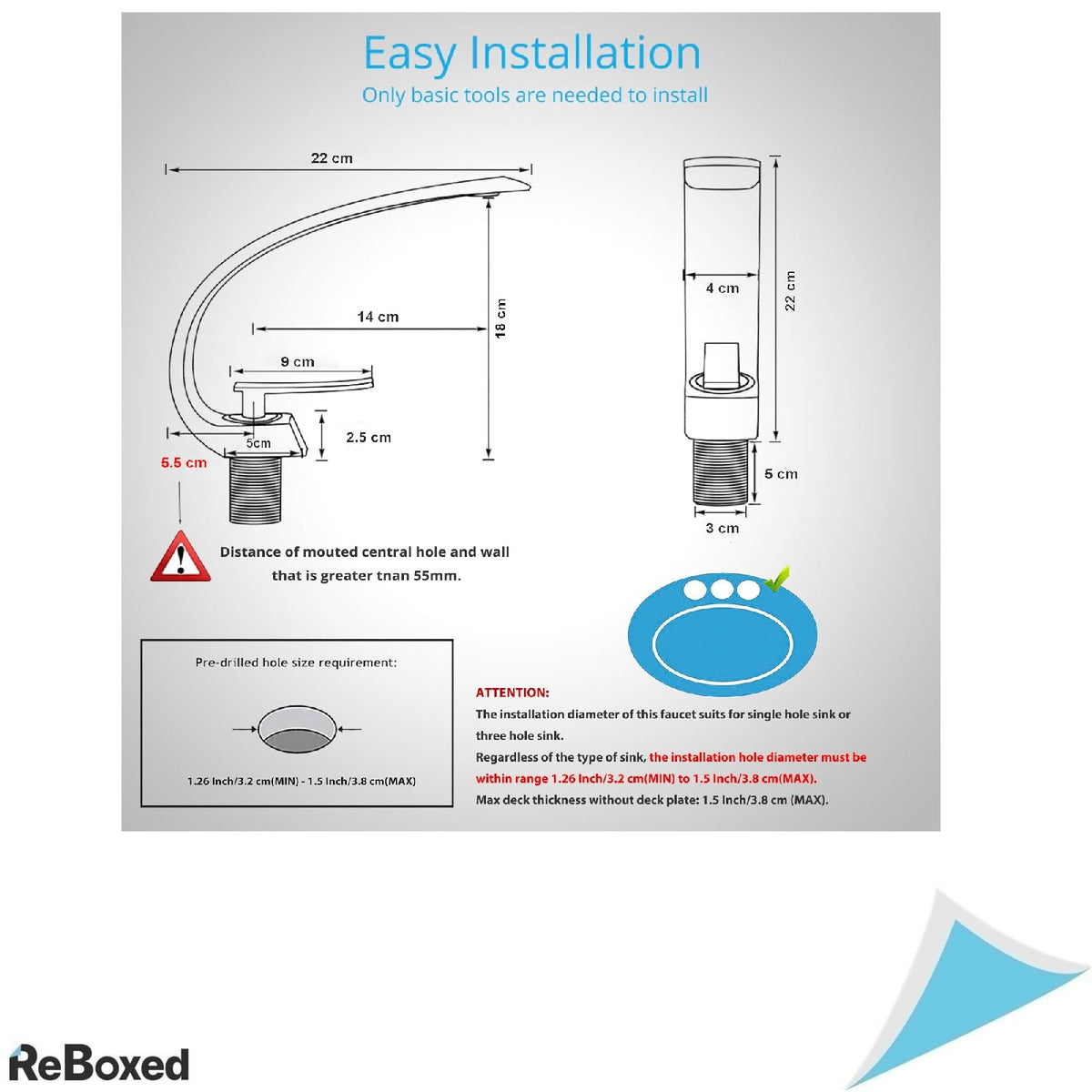 Baterie Lavoar Wovier Chrome – Design Elegant cu Jet Tip Cascada