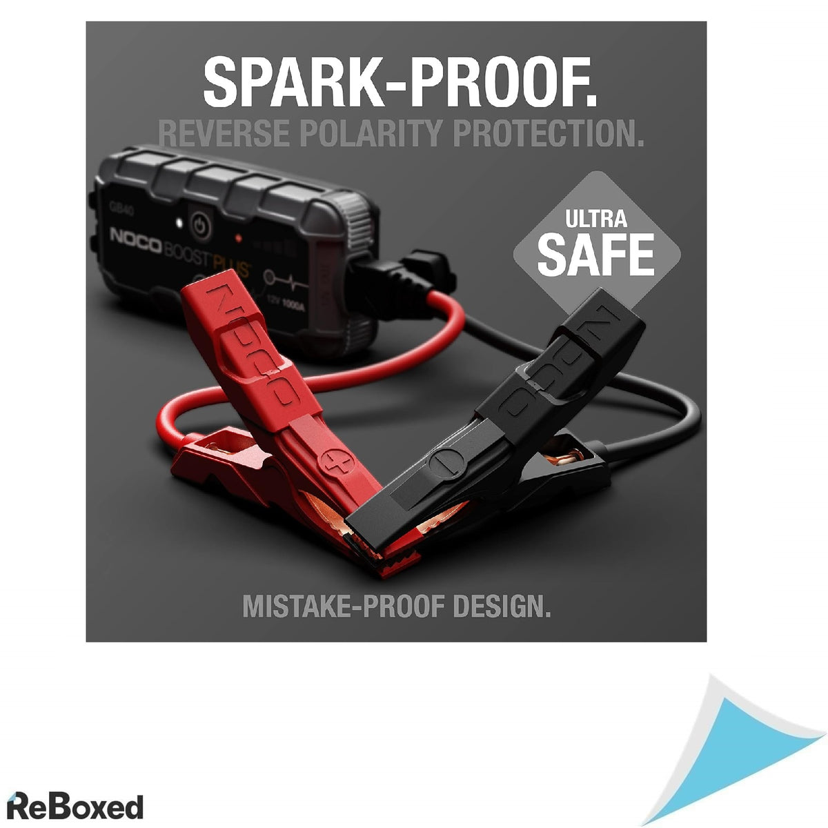 NOCO Boost GB40 – Jump Starter Portabil 1000A cu Baterie Litiu, Power Bank si Lanterna LED