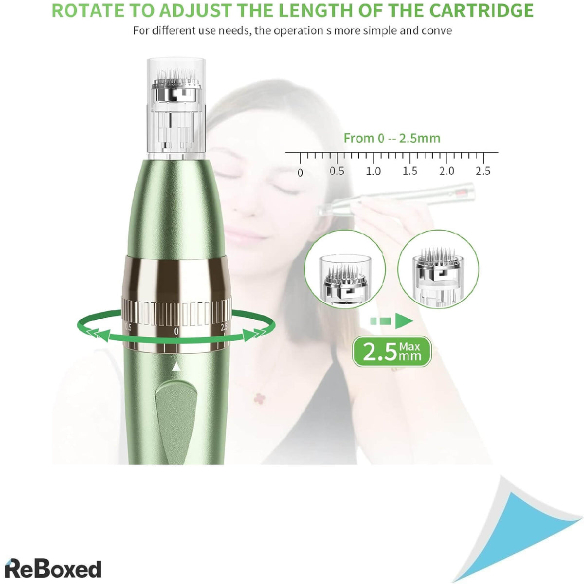 Beautlinks Stilou cu Ace pentru Pielea de pe Fata 0-2,5mm LCD 5 Nivele