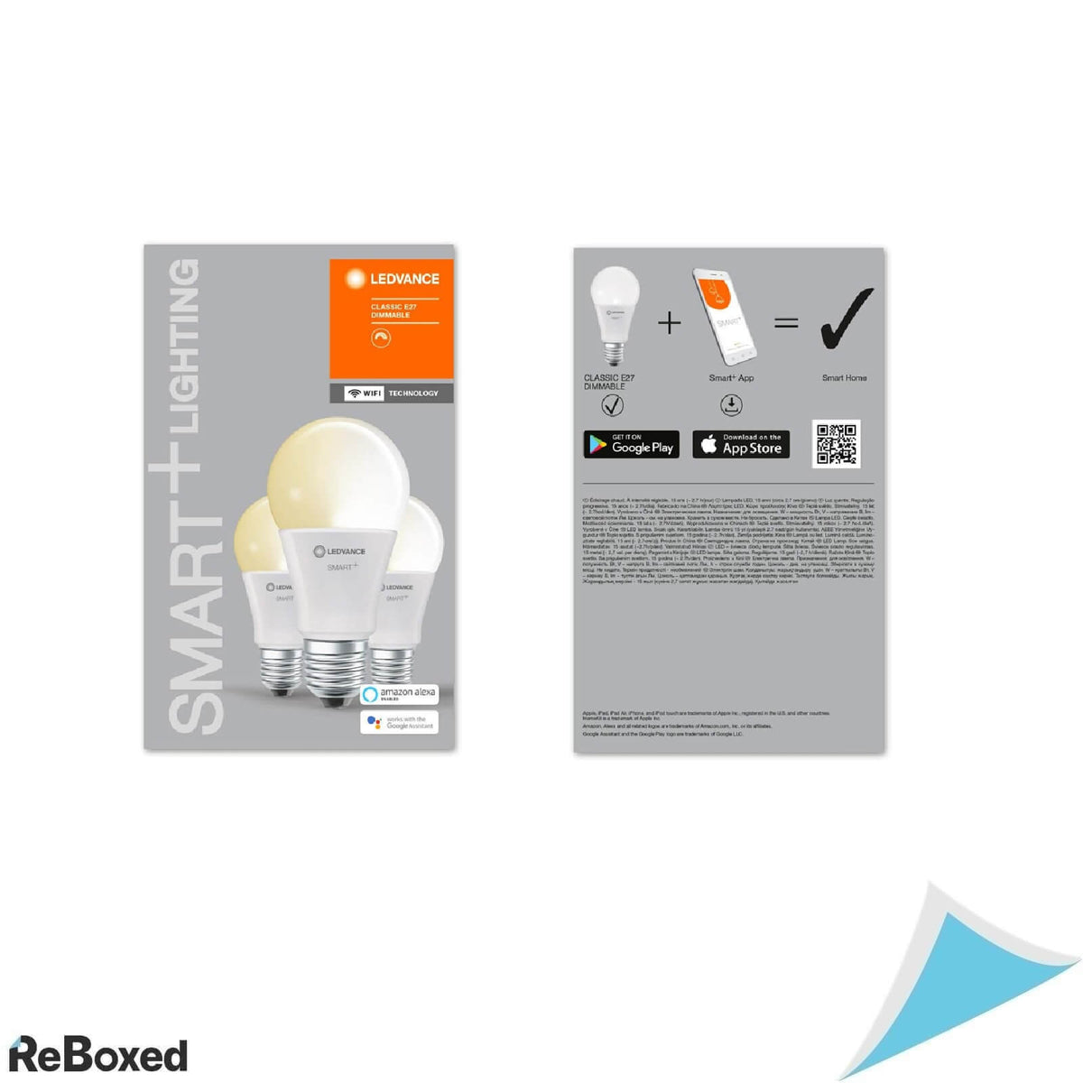 Bec Inteligent LEDVANCE Smart+ WiFi E27, 9W (echivalent 60W), Lumina Calda 2700K, Reglabil, Control prin Aplicatie