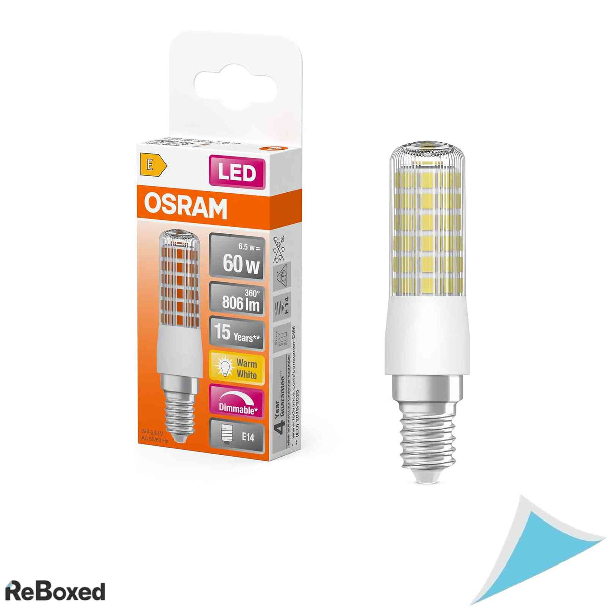 Bec LED OSRAM Superstar Special T Slim E14, 7W, 806 lm, Lumina Calda 2700K, Dimabil