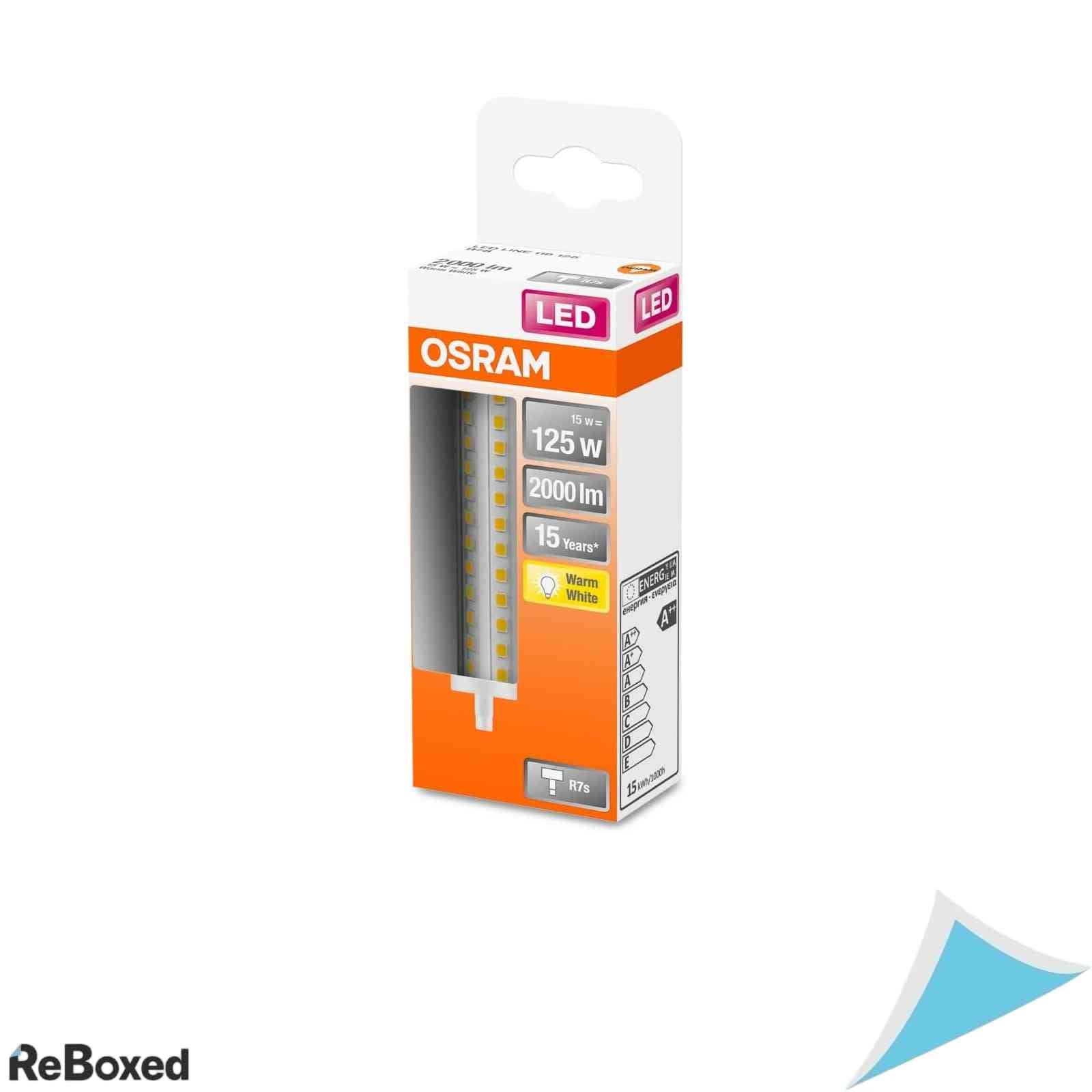 Bec LED R7s OSRAM 15W, Lungime 78 mm, Echivalent 125W, 2000 Lumeni, Lumina Calda 2700K