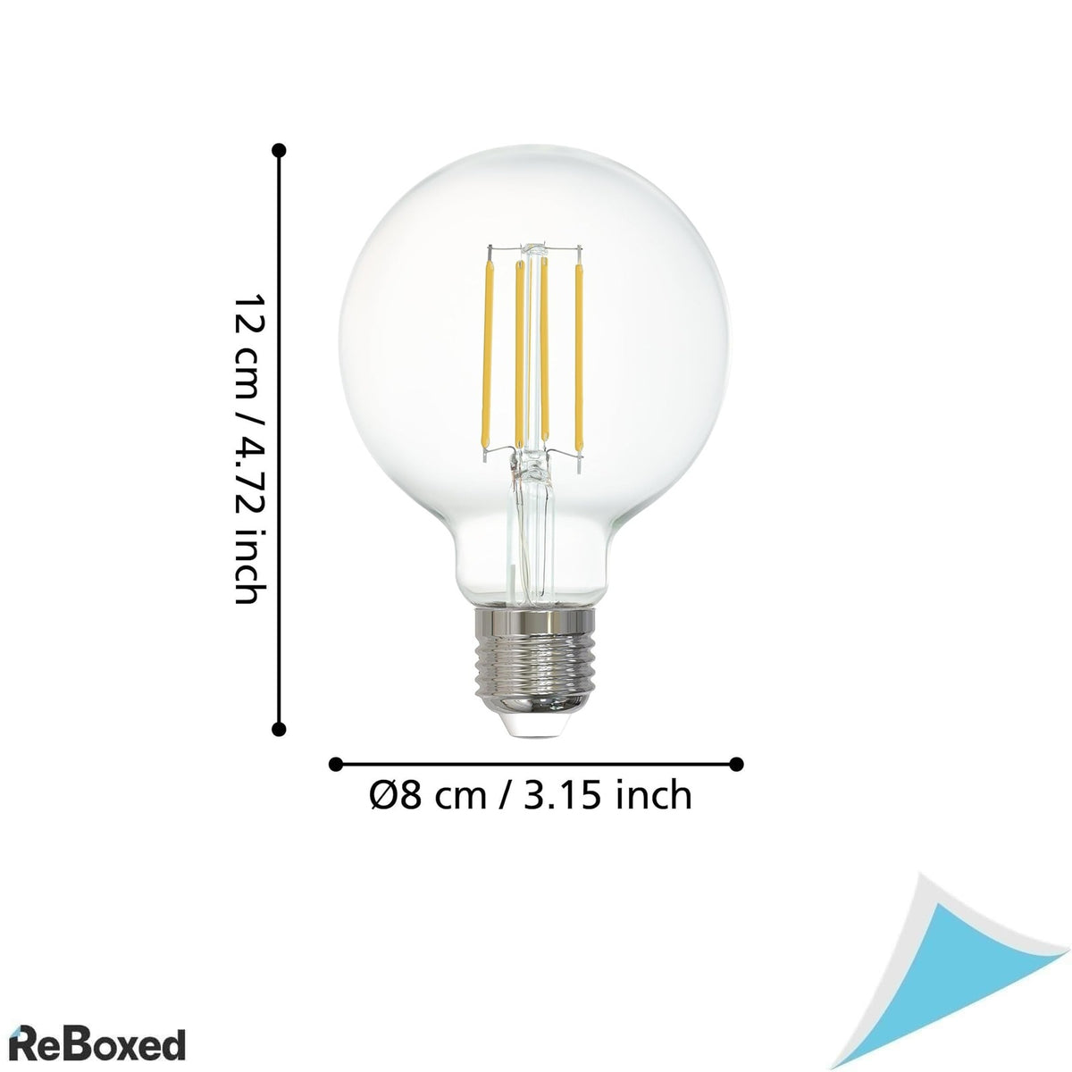 Bec LED Smart EGLO connect.z E27, Vintage, ZigBee,Reglabil (Dimabil), Alb Neutru, 806 Lumeni, 6W