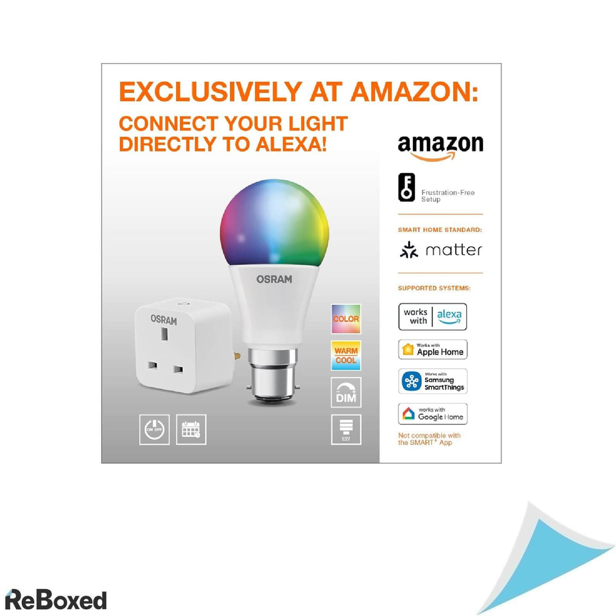 Bec Smart LED Osram SMART+ RGBW E27, 9W, Matter