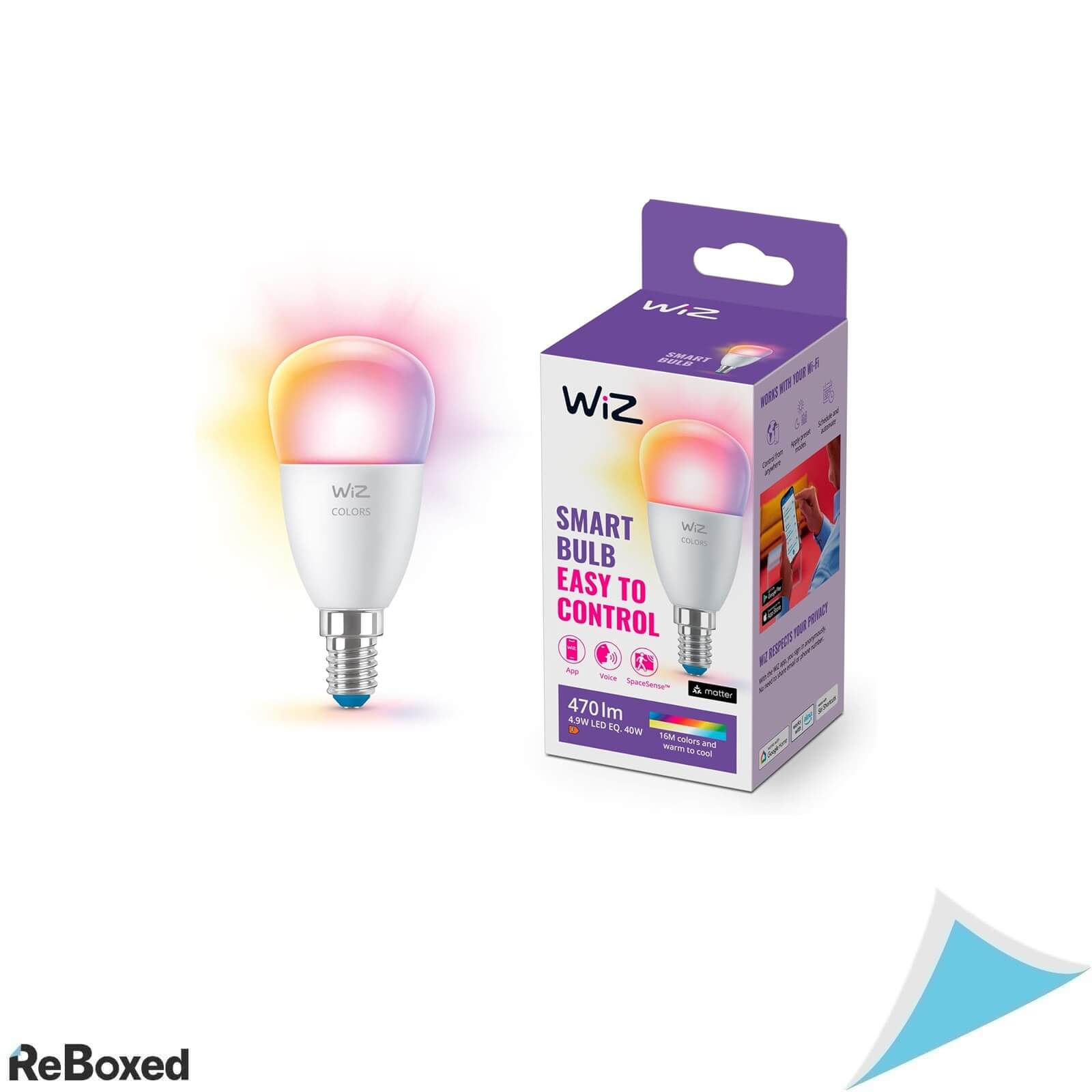 Bec Smart WiZ LED RGB + Alb E14, WiFi