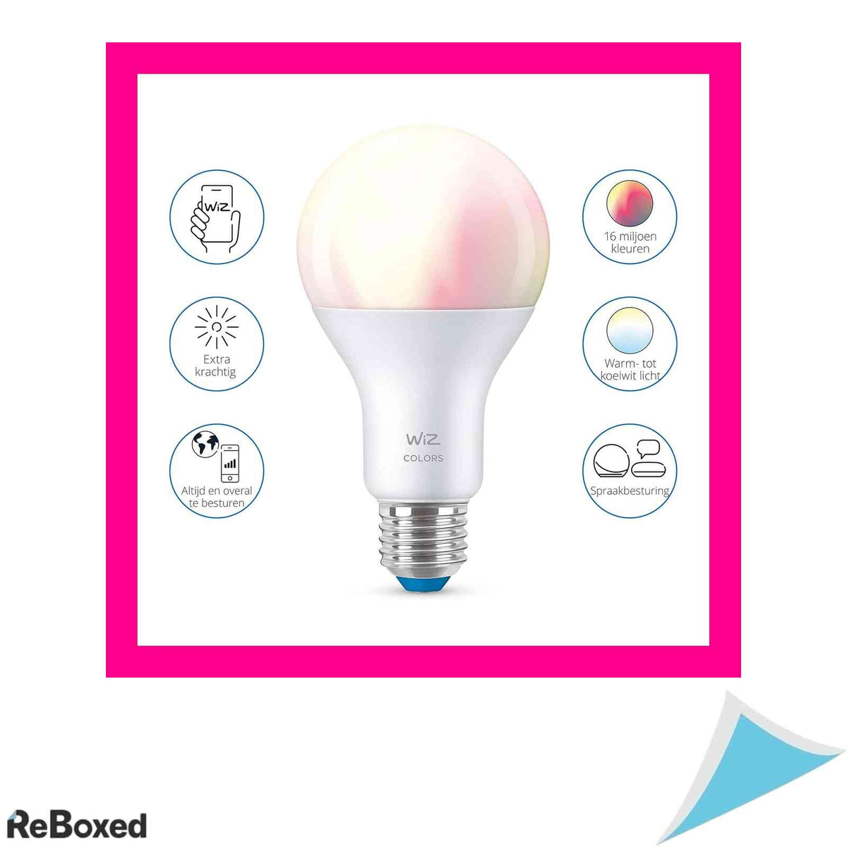 Bec Smart WiZ LED RGB + Alb E27 13W, WiFi