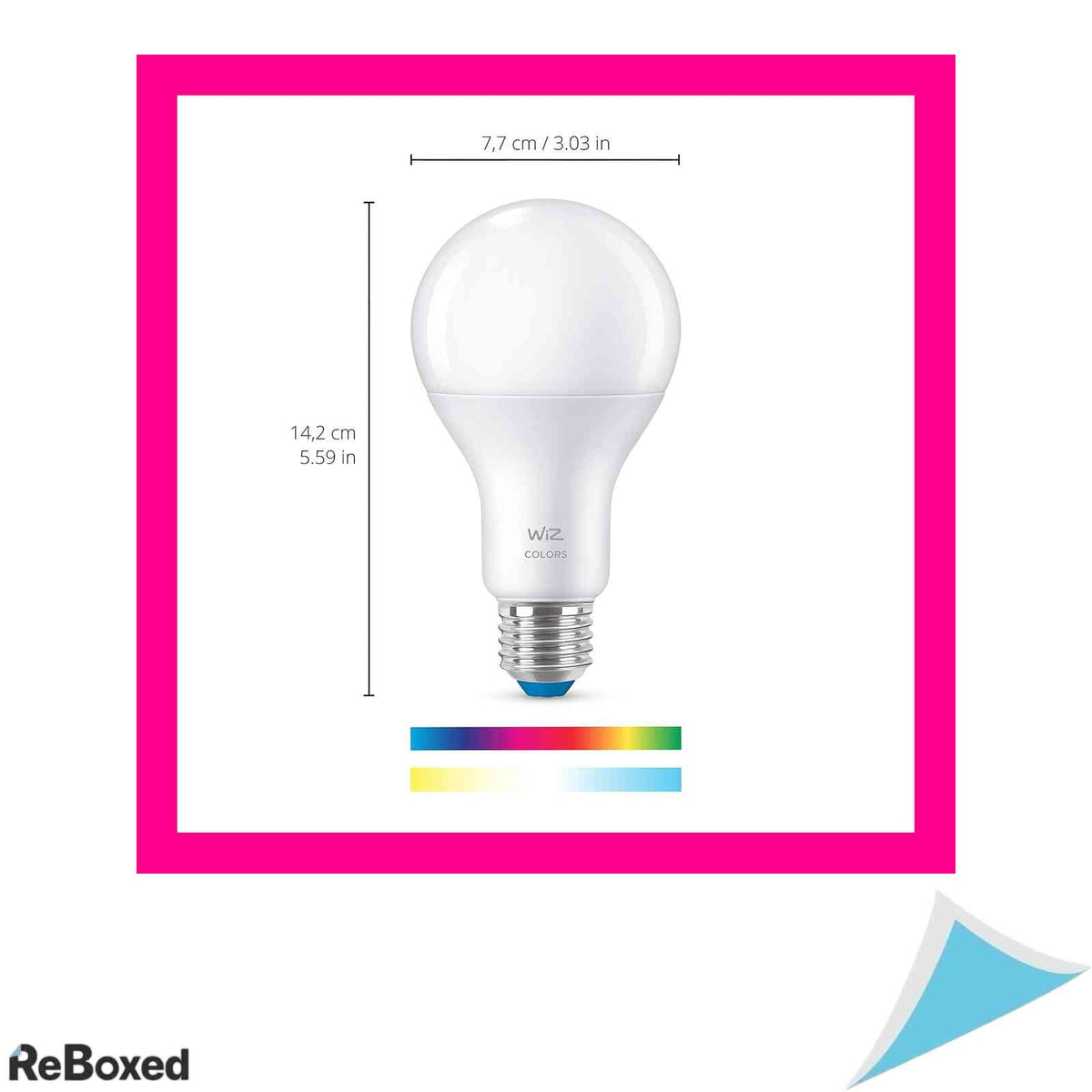 Bec Smart WiZ LED RGB + Alb E27 13W, WiFi