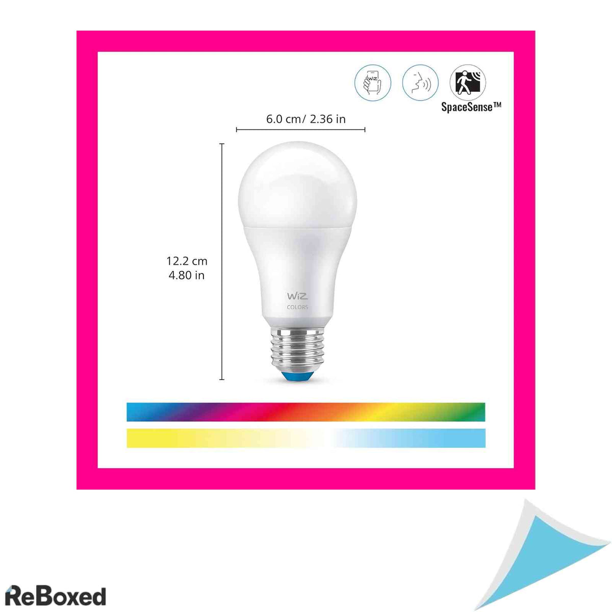 Bec Smart WiZ LED RGB + Alb Reglabil E27