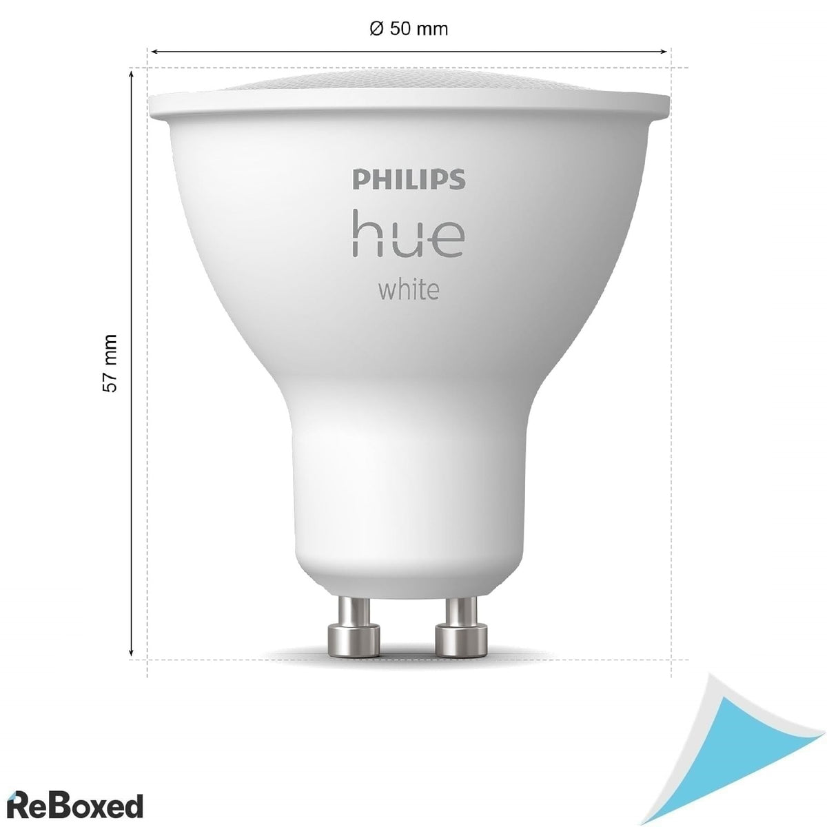 Philips Hue GU10 – Spot inteligent (2 bucati), Alb