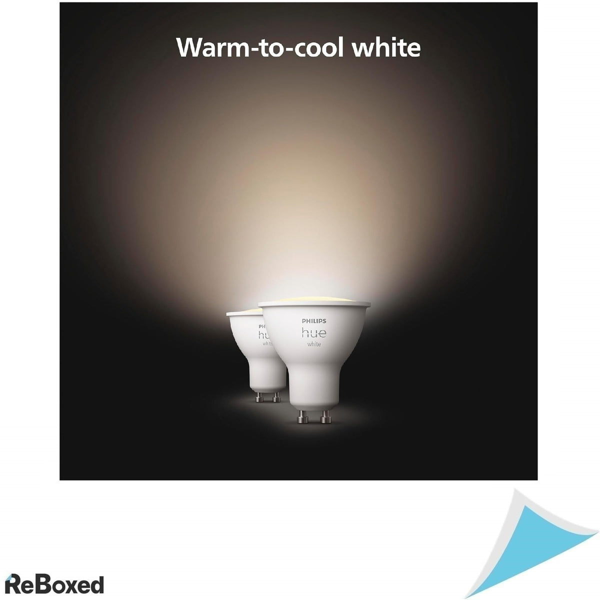 Philips Hue GU10 – Spot inteligent (2 bucati), Alb