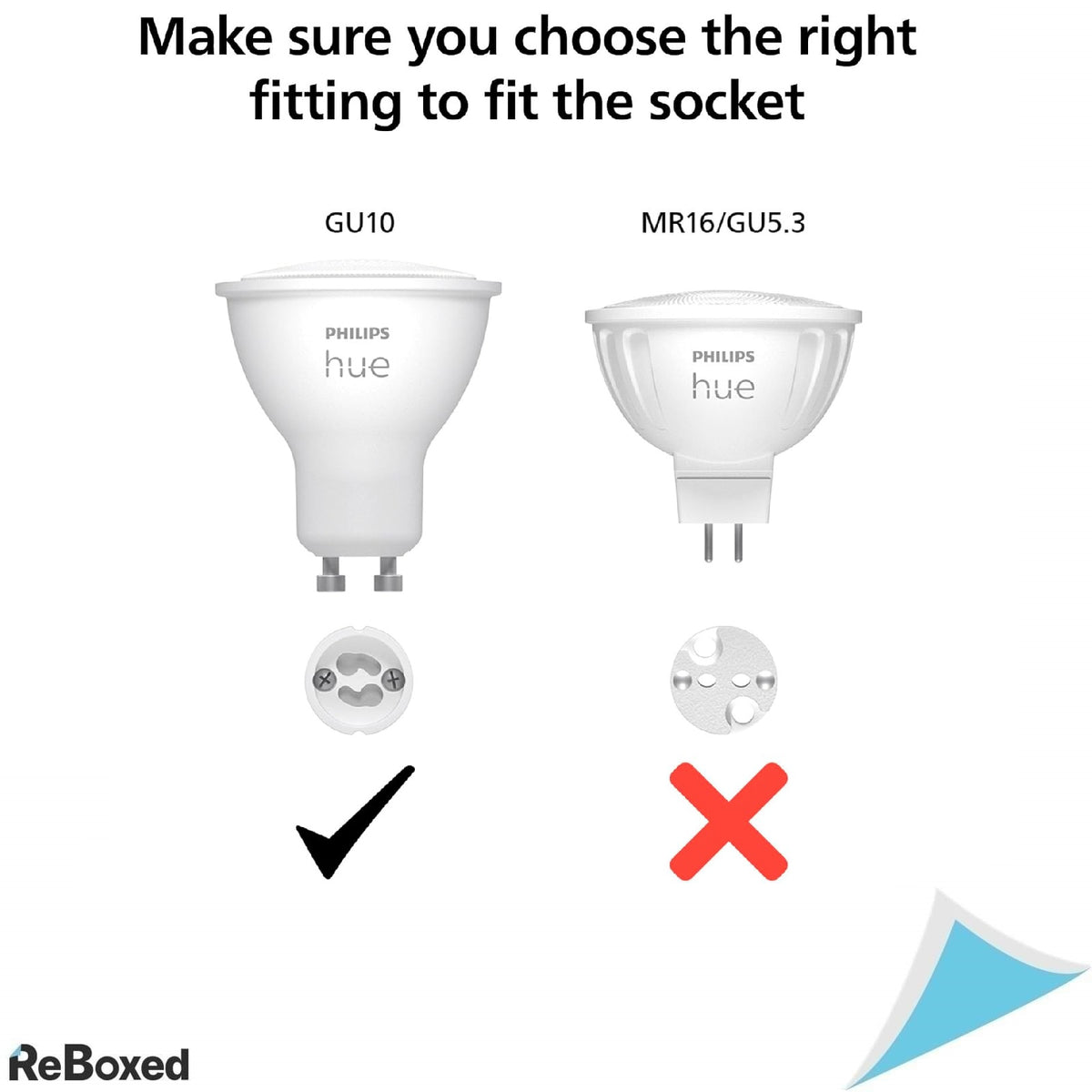 Philips Hue GU10 – Spot inteligent (2 bucati), Alb