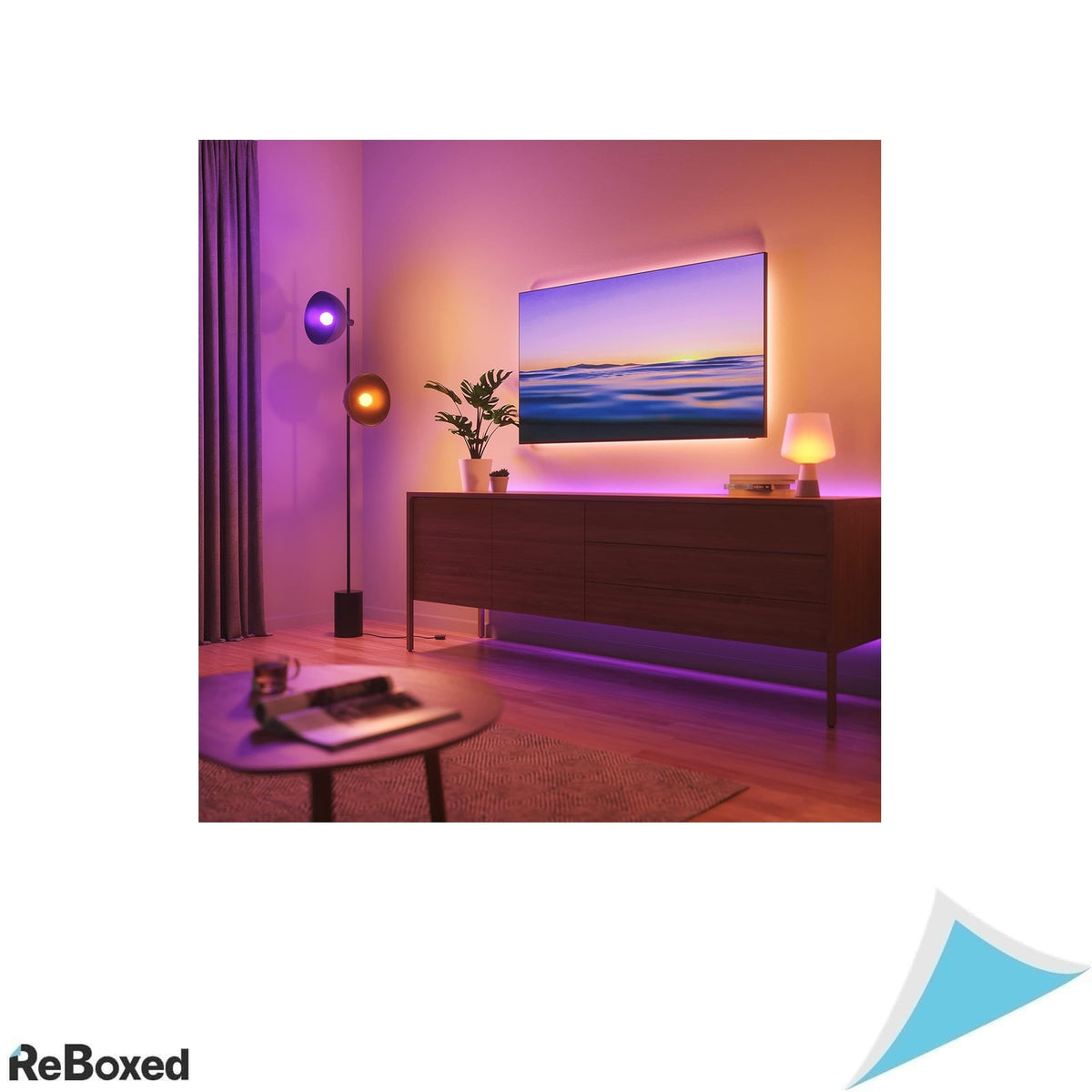 Set 3 Becuri Inteligente Nanoleaf Essentials Smart B22, RGB + Alb Reglabil 2700-6500K, 806 lm, Compatibile Apple HomeKit si Google Assistant