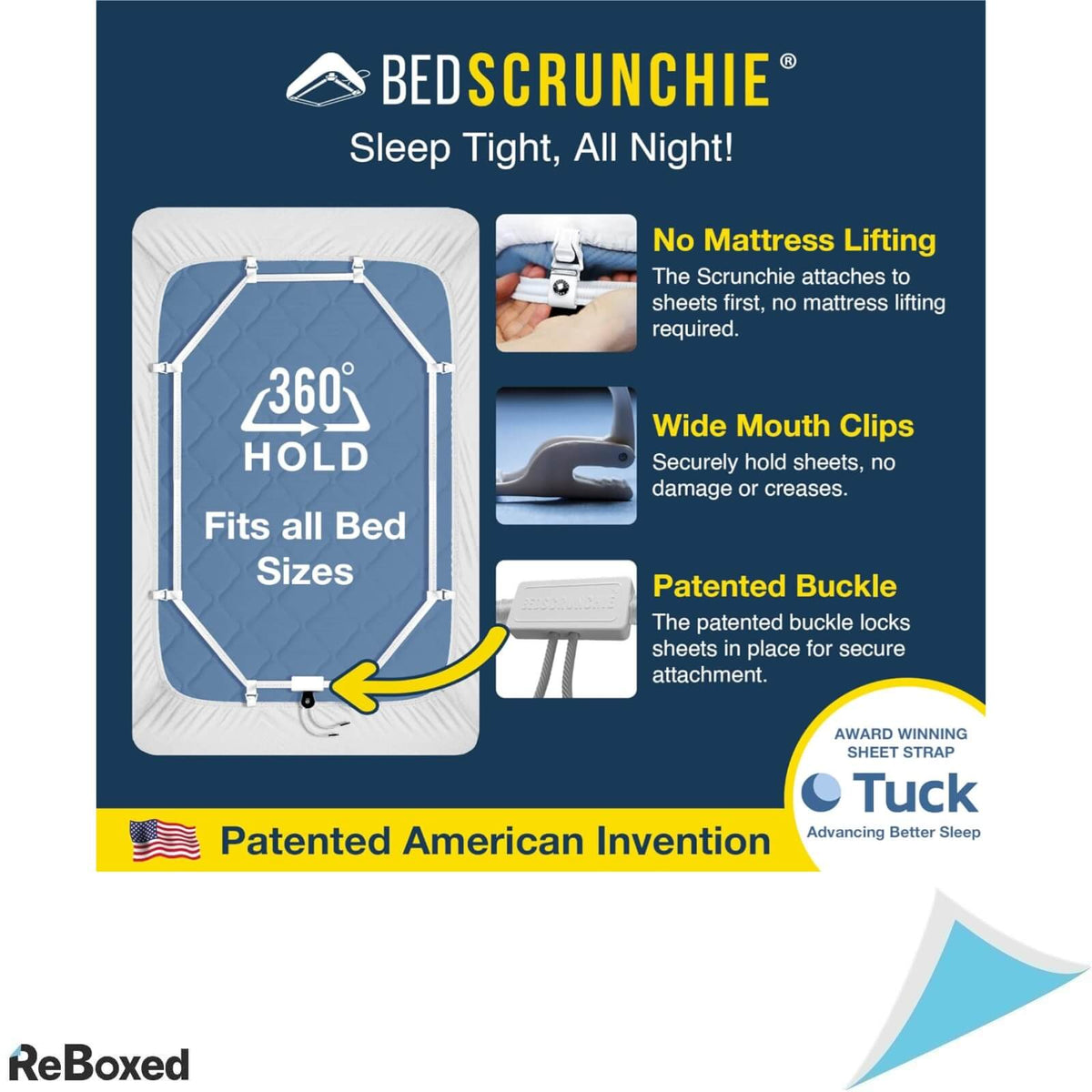 Bedscrunchie Benzi de Fixare pentru Cearceafuri